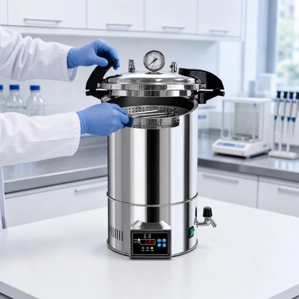 24L Digital Autoclave Steam St - Medical Lab ulasan dan harga