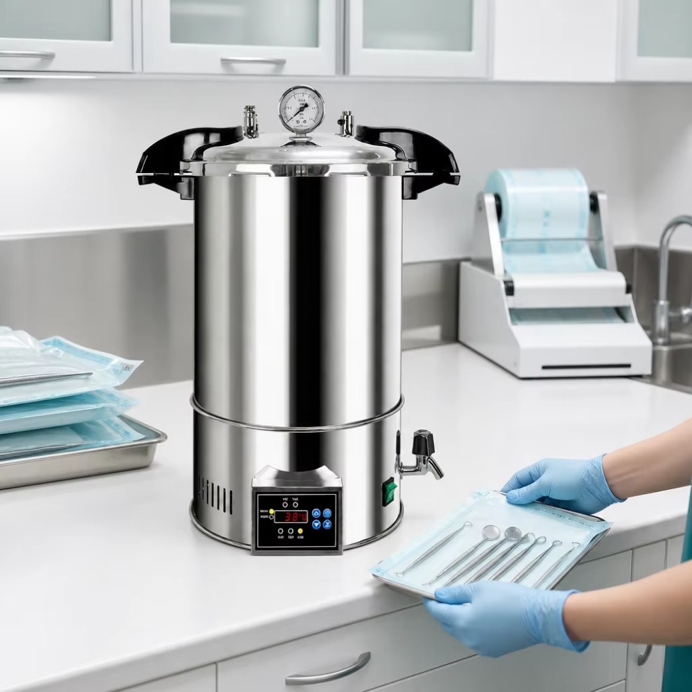 24L Digital Autoclave Steam St - Medical Lab ulasan dan harga