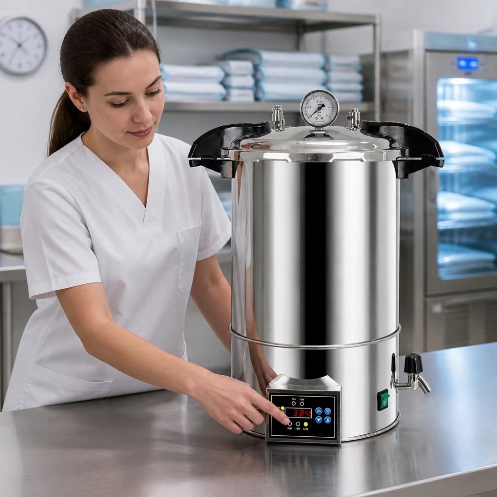 24L Digital Autoclave Steam St - Medical Lab ulasan dan harga